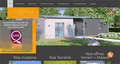 Desktop Screenshot of maisons-domeo.com